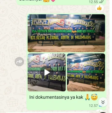 Pengiriman Papan Bunga Duka Parigi Baru