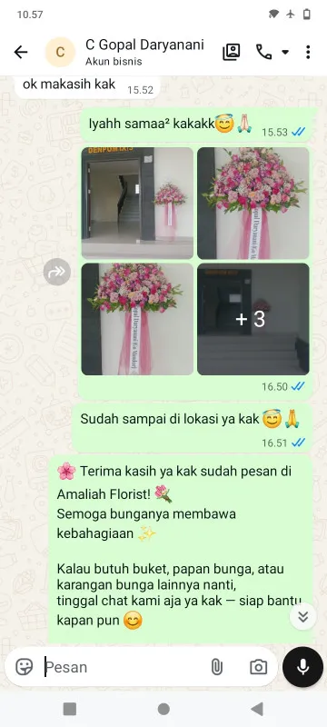 Pengiriman Karangan Bunga Parigi Baru